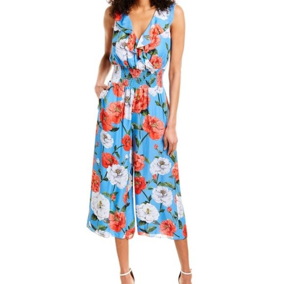 Parker Pants - Parker Elara Silk Blend Floral Jumpsuit Size 8